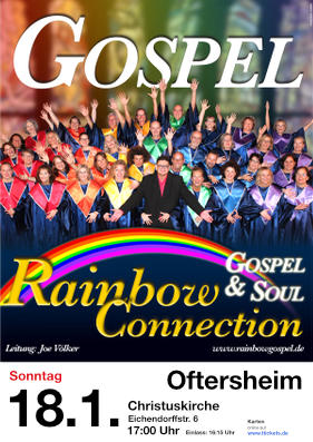 Konzertplakat für das Konzert in Oftersheim am 18.1.26